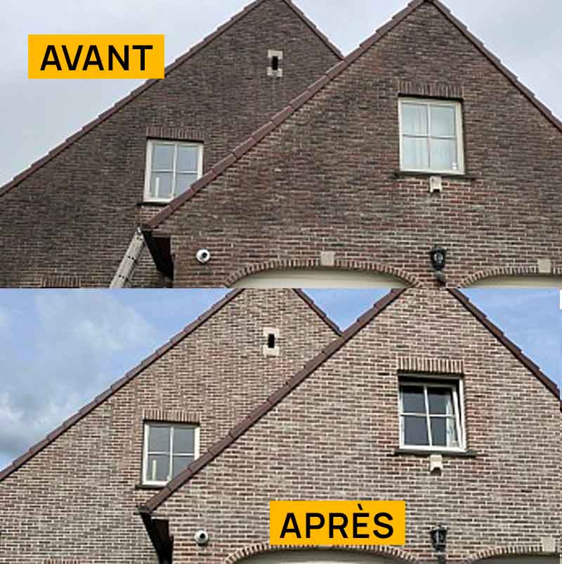 Nettoyage et peinture façade - PRONIELS Toiture & Façade :  artisan peintre  en Belgique : Namur, Flandre, Wallonnie, Bruxelles, Liège .... Nettoyage, démoussage, traitement anti-mousse, ravalement peinture façade imperméabilisation hydrofuge façade . intervention en BELGIQUE : région Flamande, Wallonne et Bruxelles, Namur, Liège …. PRONIELS Toiture & Façade basé sur Namur intervient dans toute la Belgique.