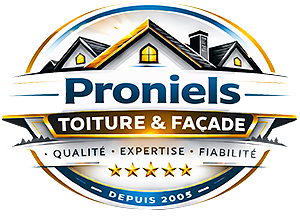 PRONIELS TOITURE & FAÇADE : couvreur toiturier en Belgique : Flandre, Wallonnie et région Bruxelles. travaux de charpente, traitement des bois de charpente et menuiserie, travaux de couverture et faîtage en neuf et en rénovation, zinguerie, dépannage urgent fuite toit, entretien de toiture : nettoyage, démoussage et peinture hydrofuge toiture, étanchéité toit plat terrasse roofing et nettoyage des extérieurs : allées, pavés, klinkers, pierres bleues, terrasses …  ... intervention en BELGIQUE: région Flamande, Wallonne et Bruxelles, Namur, Liège …. PRONIELS Toiture & Façade basé sur Namur intervient dans toute la Belgique.